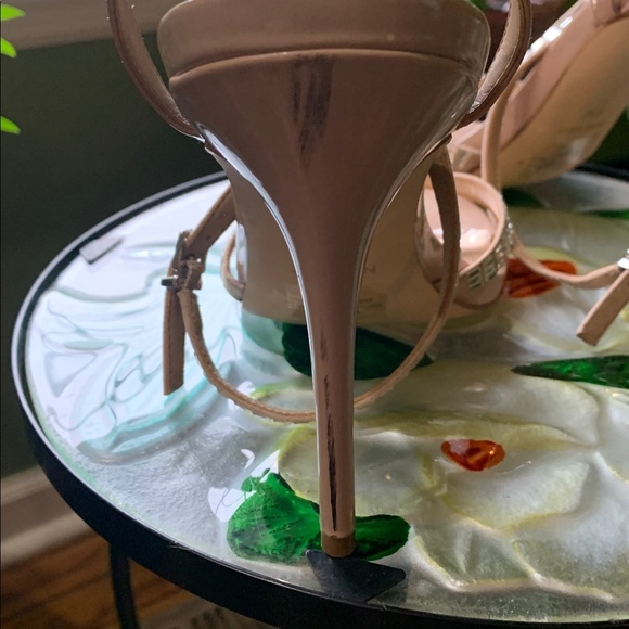Nine West Women's Beige Strappy Heels. Formal . Cocktail.
Wedding. Barbiecore. - Picture 6 of 9